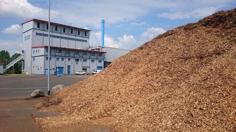 Biomasseheizkraftwerk Neustrelitz (Foto: Dr. Hansen/FNR)