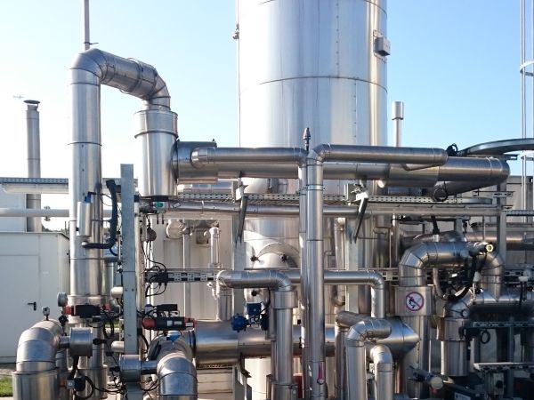 Biogasaufbereitungsanlage, Quelle: FNR/Dr. Hansen